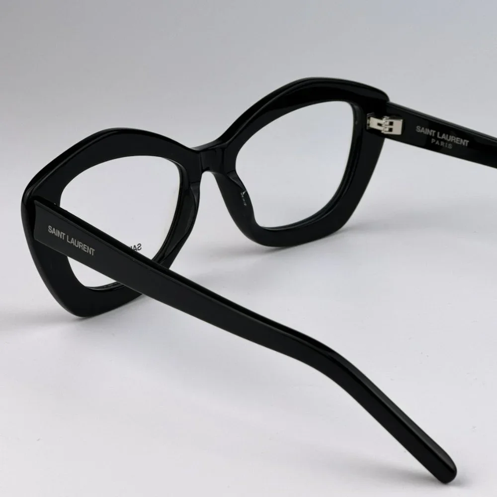 Saint Laurent SL68 OPT 001 BRAND NEW Eyeglasses Black Cat Eye Women